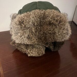 Brown Fur Lined Hat